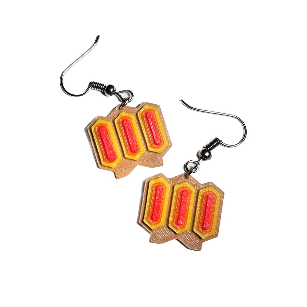 [earring_fire] Fire Earrings
