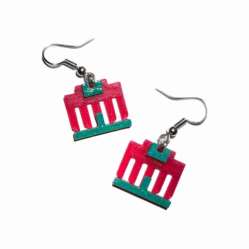 [earring_flower] Flower earrings